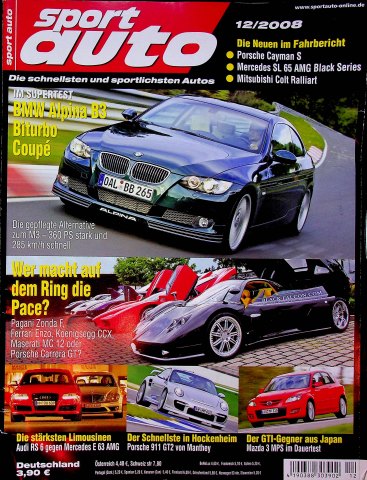 Deckblatt Sport Auto (12/2008)